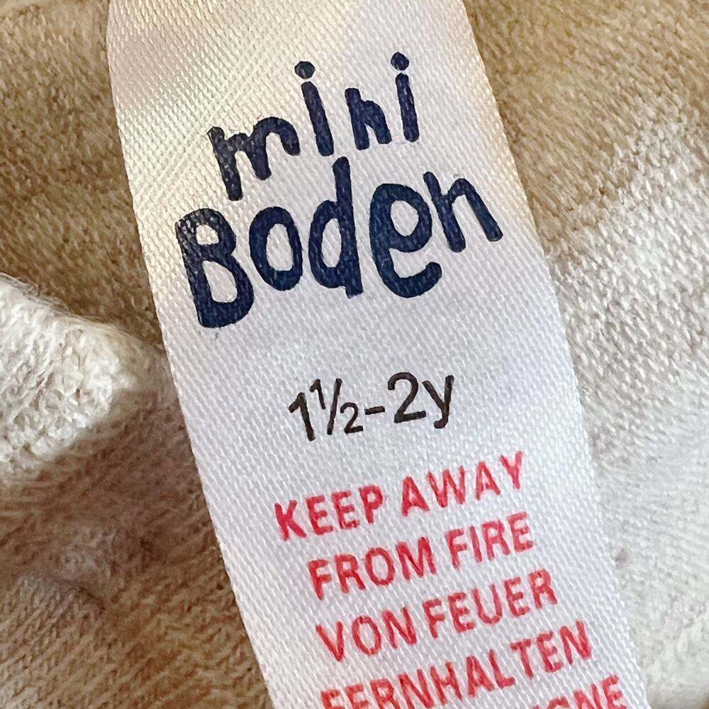 Mini Boden Gold Ribbed Tights - Picture 8 of 11